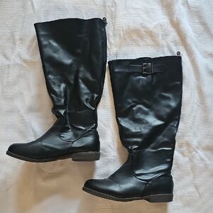 TG Black Knee-High Boots Size 10